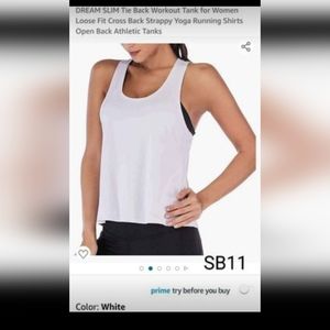 Brand New Dream Slim Tie Back Tank Top Large SB11